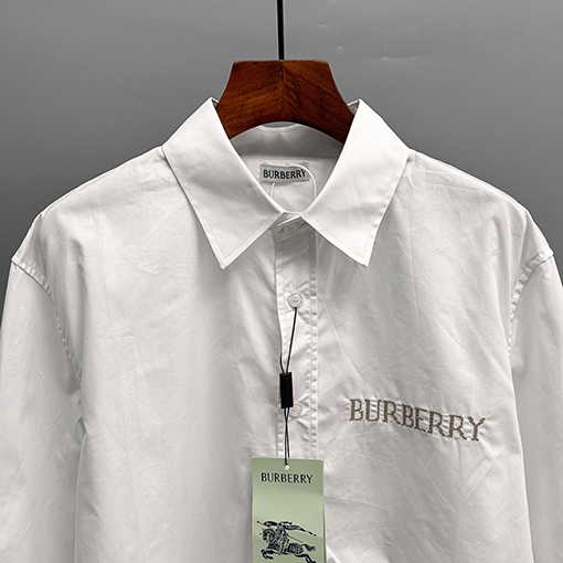バーバリー BUBBERRY 新モデル刺繍入り長袖シャツ