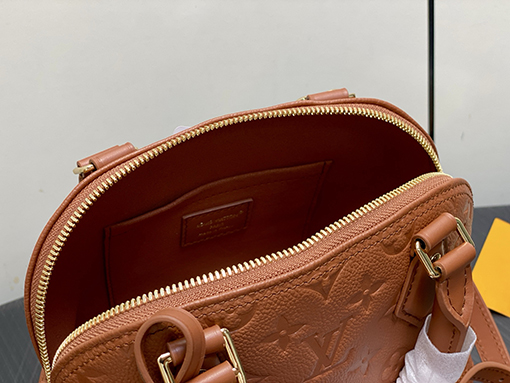 ルイヴィトン LV Alma bb クラシックなオールレザーエンボスシェルバッグ M26489 M28661