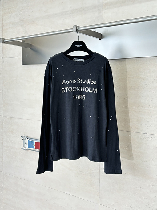 アクネストゥディオズ Acne Studios レーザーラインストーン長袖シャツ