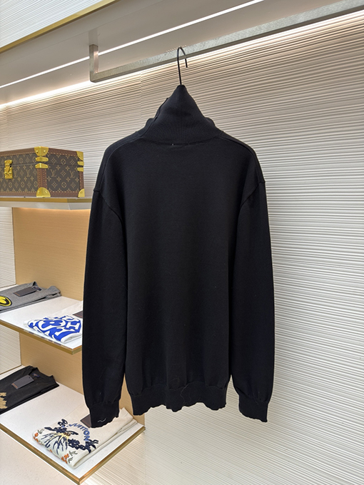 ディオールスーパーコピー ビー刺繍ハイネックニットトップス