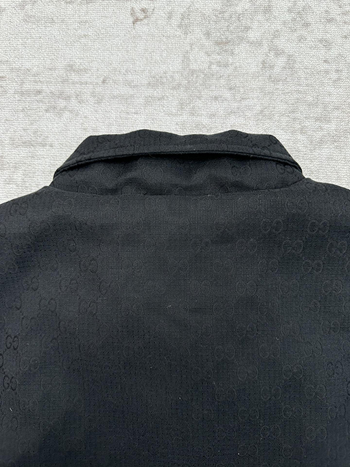 グッチ 新しいGGチェック柄ジッパージャケット