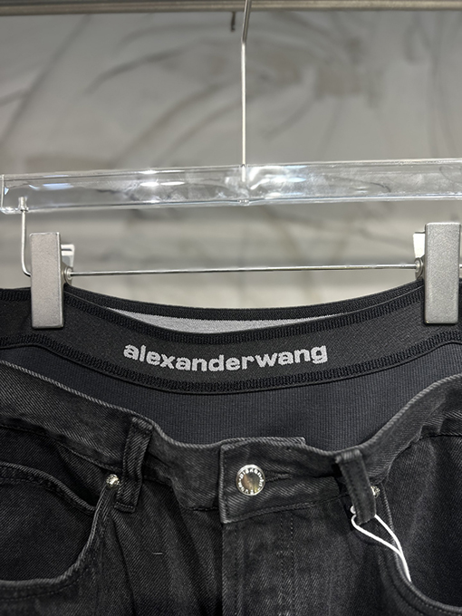 アレキサンダーワン Alexander wang フェイクツーピース織りカーゴジーンズ