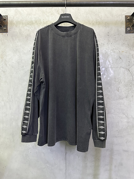 バレンシアガ Balenciaga 3m ジャカードラベル長袖シャツ
