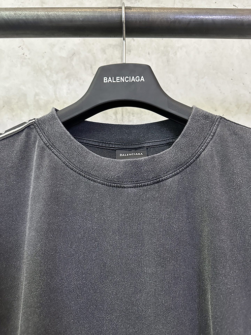 バレンシアガ Balenciaga 3m ジャカードラベル長袖シャツ