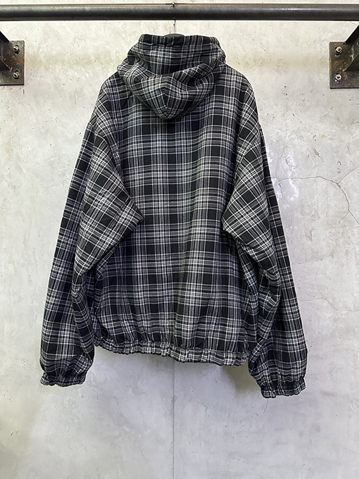 バレンシアガ Balenciaga チェック柄リバーシブル長袖ジップアップジャケット