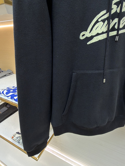 サンローランスーパーコピー SAINT LAURENT ロゴプリントパーカー