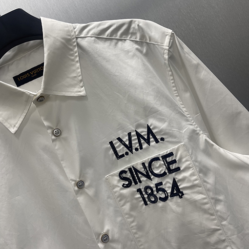 ルイヴィトン LV.M.長袖ロゴシャツ
