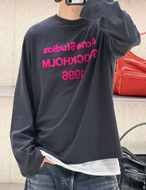 アクネストゥディオズ Acne Studios 1996 レタープリントロングスリーブシャツ