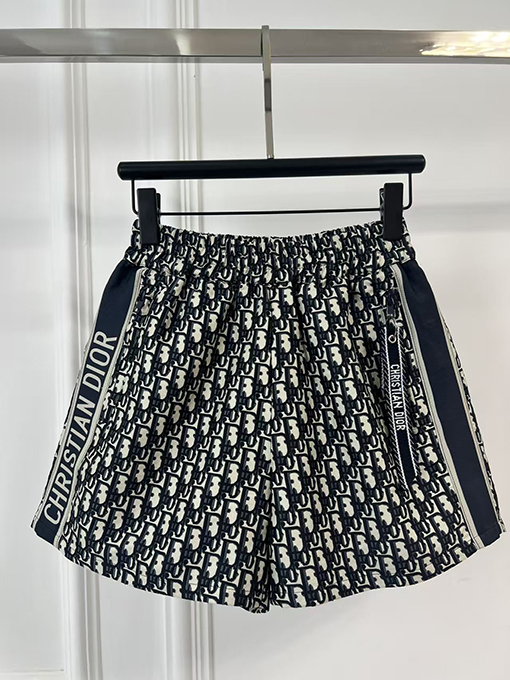 ディオールスーパーコピー CHRISTIAN DIOR Oblique クラシックな花柄ショートパンツ