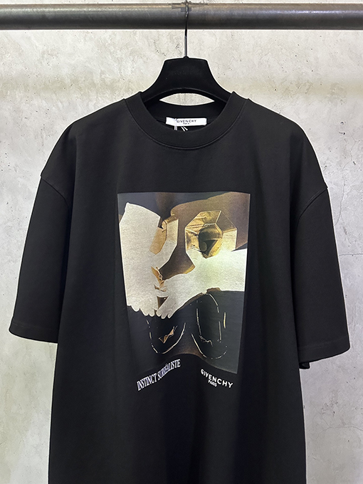 ジバンシイ プリントクルーネック半袖Tシャツ