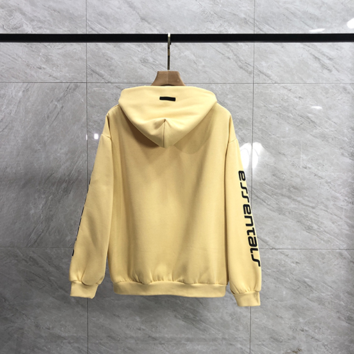 フィアオブゴッド FOG ESSENTIALS ESSENTIALS キリンアームグルーレター裏起毛フード付きスウェットシャツ