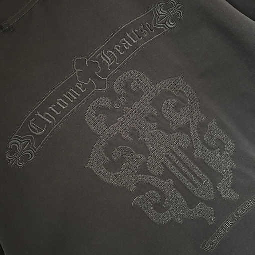 クロムハーツコピー 新モデル刺繍の半袖Tシャツ