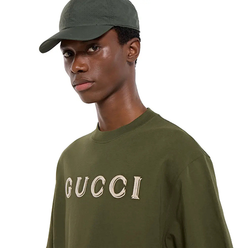 グッチ Gucci 刺繍半袖Tシャツ