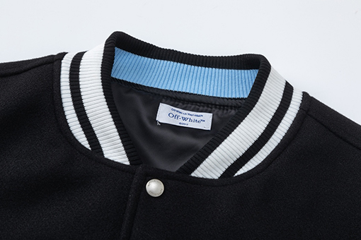 フィアオブゴッド offwhite 新モデルクラシック刺繍ウールベースボールジャケット