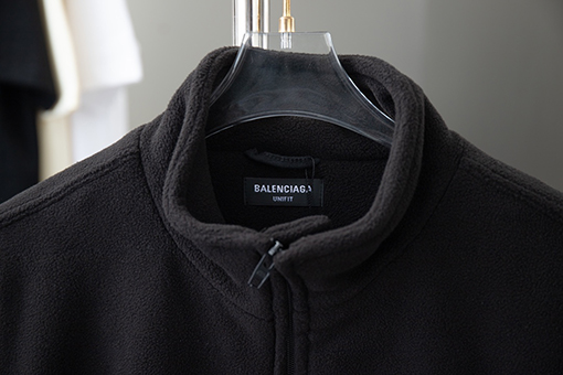 バレンシアガ Balenciaga コーラ刺繍フリースコットンジャケット