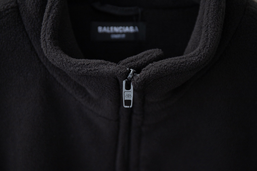 バレンシアガ Balenciaga コーラ刺繍フリースコットンジャケット