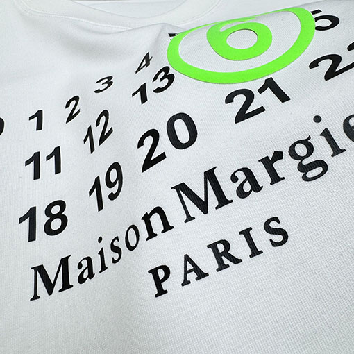 マルタンマルジェラ Maison Margiela MM6 ロゴフォームプリントの長袖ベースレイヤーシャツ