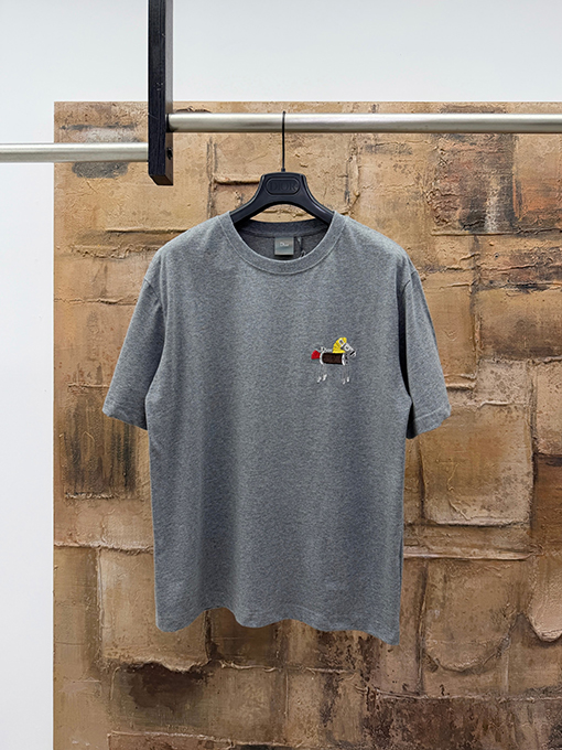 ディオール DIOR 新年の限定ポニー刺繍半袖Tシャツ