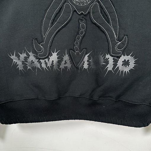 シュプリーム Supreme X Y'S BY YOHJI YAMAMOTO デビルプリントのジップアップパーカー