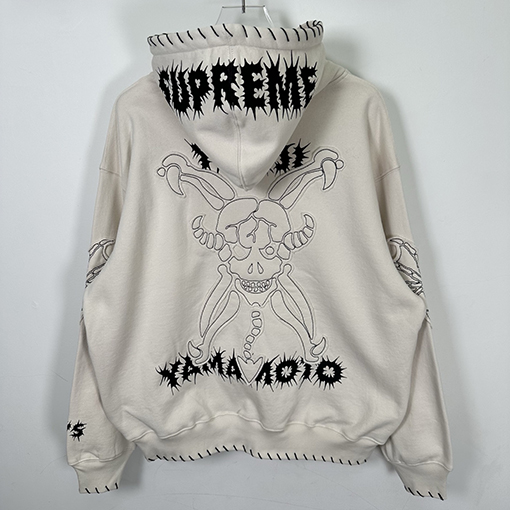 シュプリーム Supreme X Y'S BY YOHJI YAMAMOTO デビルプリントのジップアップパーカー