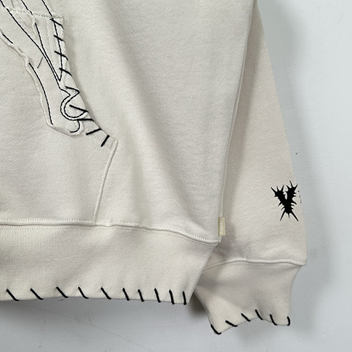 シュプリーム Supreme X Y'S BY YOHJI YAMAMOTO デビルプリントのジップアップパーカー