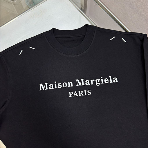 マルタンマルジェラ Maison Margiela MM6 レターデジタルダイレクトプリント長袖シャツ