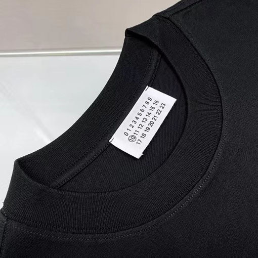 マルタンマルジェラ Maison Margiela MM6 バックレタリングデジタルダイレクトプリント長袖シャツ