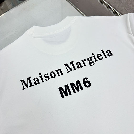 マルタンマルジェラ Maison Margiela MM6 バックレタリングデジタルダイレクトプリント長袖シャツ