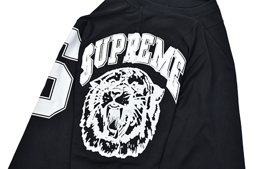 シュプリーム Supreme Mascot Football Top 66 タイガーヘッドプリント長袖シャツ