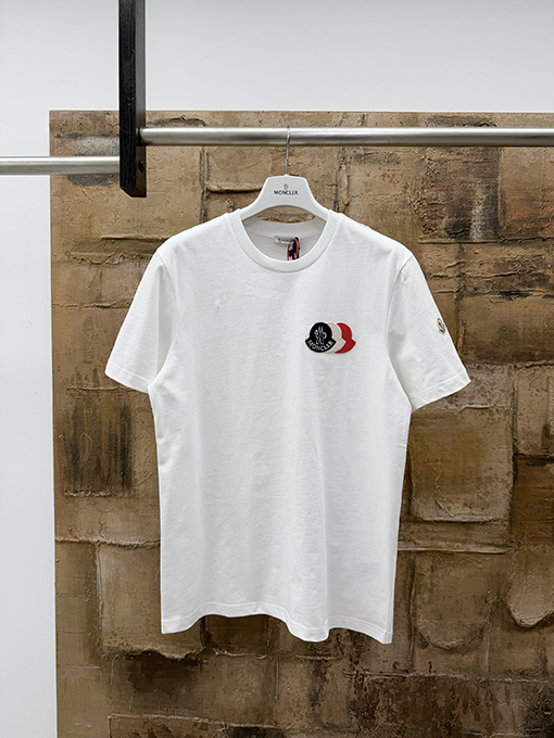 モンクレール ロゴクルーネック半袖Tシャツ