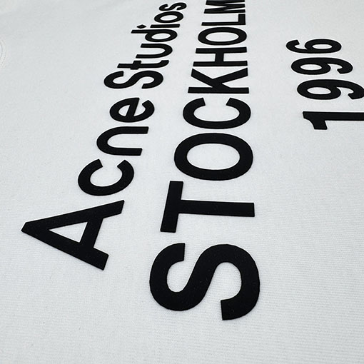 アクネストゥディオズ Acne Studios クラシックレターデジタルプリント長袖シャツ