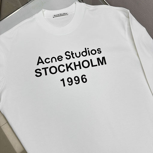 アクネストゥディオズ Acne Studios クラシックレターデジタルプリント長袖シャツ