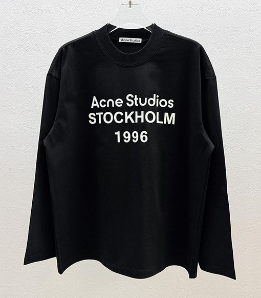 アクネストゥディオズ Acne Studios クラシックレターデジタルプリント長袖シャツ