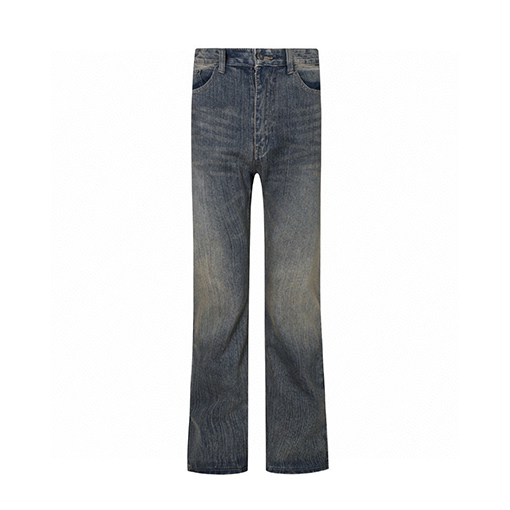 バレンシアガコピー Balenciaga Bootcut ベーシックなブラックのフレアストレートレッグジーンズ