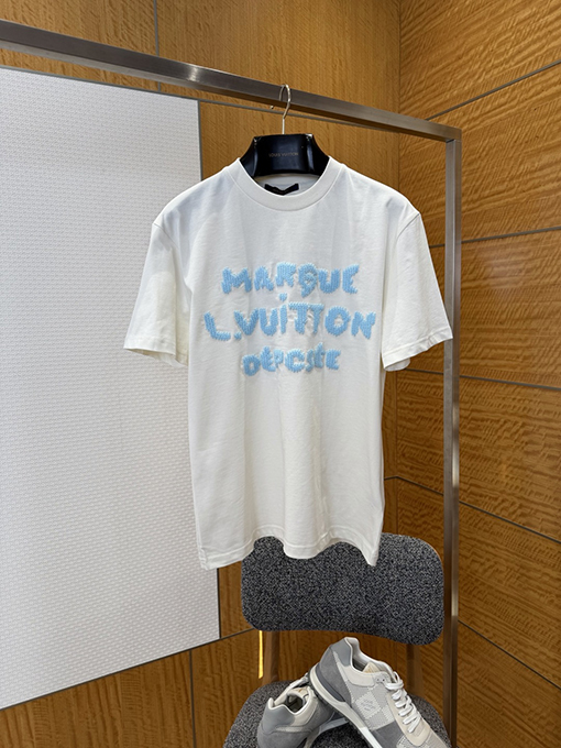ルイヴィトン レタードフローラル半袖Tシャツ