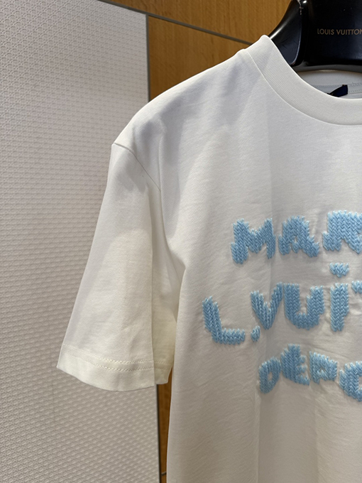 ルイヴィトン レタードフローラル半袖Tシャツ