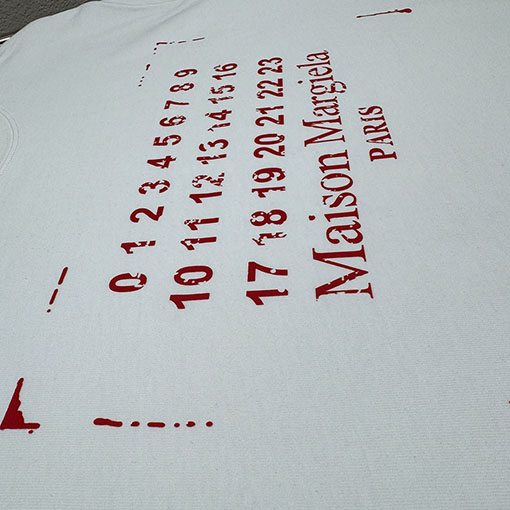 マルタンマルジェラコピー Maison Margiela MM6 新しいレタープリントTシャツ