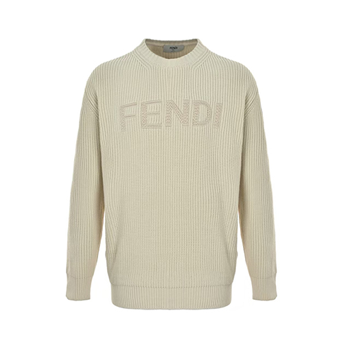 フェンディ FENDI 大きなロゴクルーネックセーター