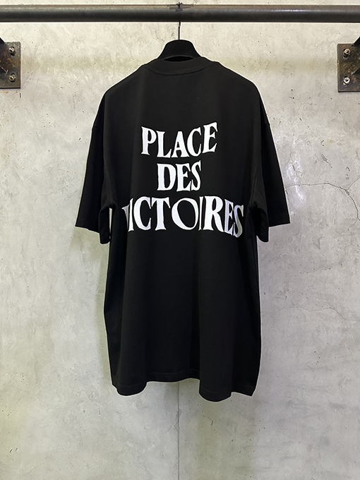 アミ ハートプリントのヘビーウェイト半袖Tシャツ