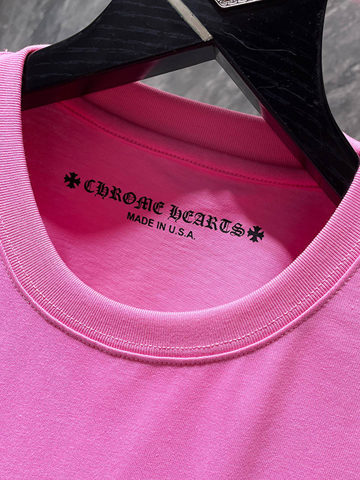 クロムハーツ ドーパミンブルーピンクローラー半袖Tシャツ