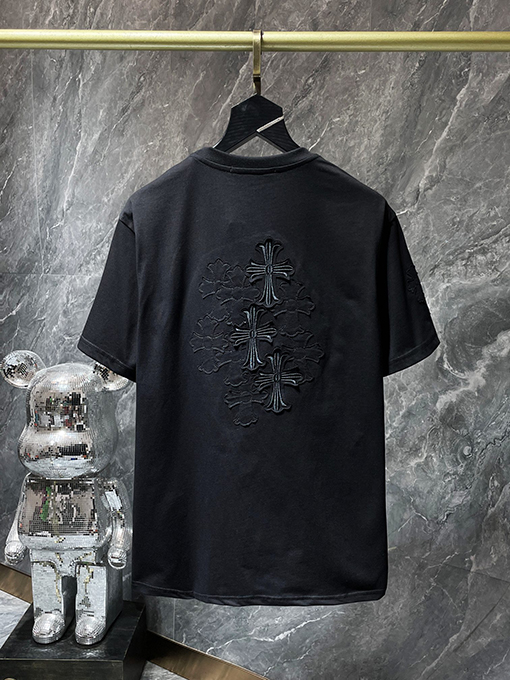 クロムハーツ 馬蹄サンスクリットアップリケ半袖Tシャツ