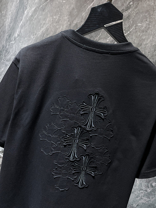 クロムハーツ 馬蹄サンスクリットアップリケ半袖Tシャツ