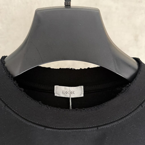 ディオール Dior 新作アップリケ刺繍半袖Tシャツ