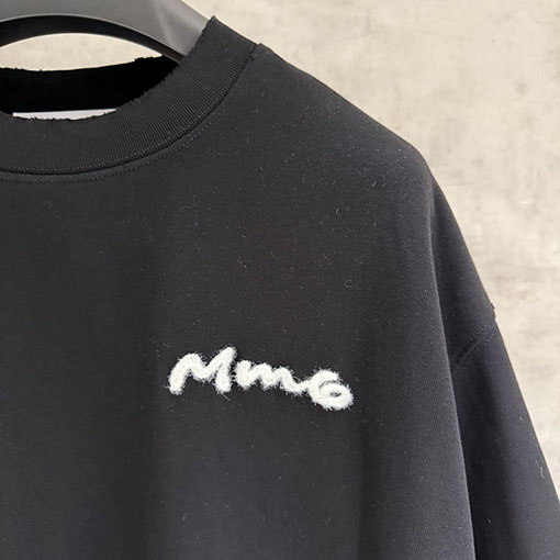 マルタンマルジェラ Maison Margiela MM6 新モデルロゴ半袖Tシャツ