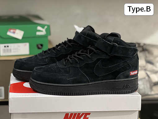 シュプリーム X ナイキ AF1 ミッドトップスニーカー