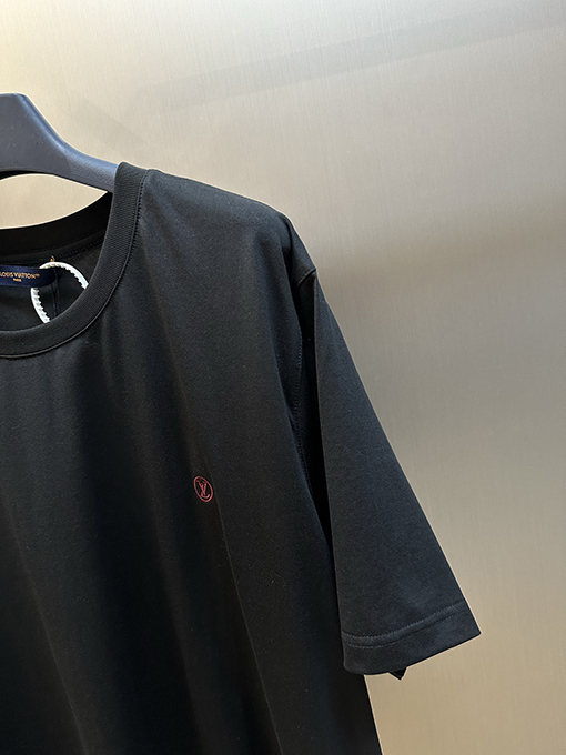 ルイヴィトン クラシックロゴコットン半袖Tシャツ