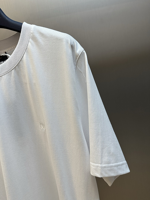 ルイヴィトン クラシックロゴコットン半袖Tシャツ
