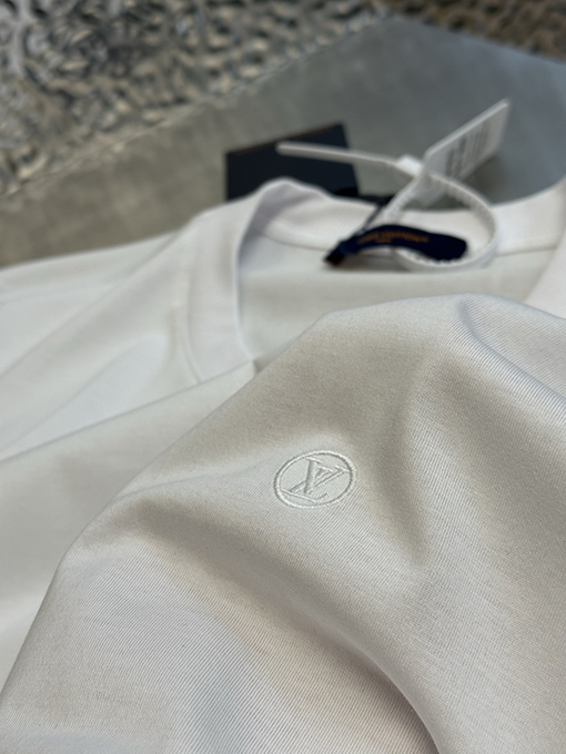 ルイヴィトン クラシックロゴコットン半袖Tシャツ