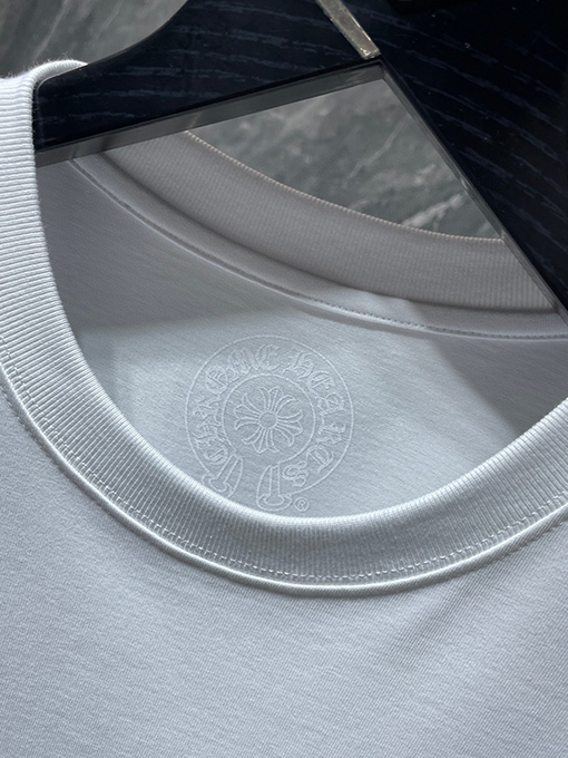クロムハーツ クラシックなスクロールレターのカラフルなクロスフローラル半袖Tシャツ