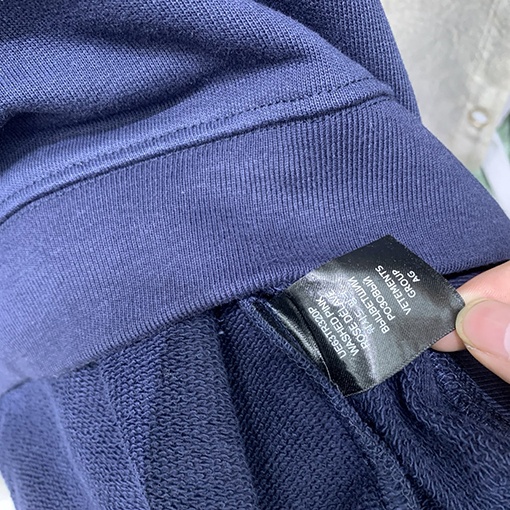 ヴェトモン VETEMENTS 刺繍り16XLクルーネックスウェットシャツ